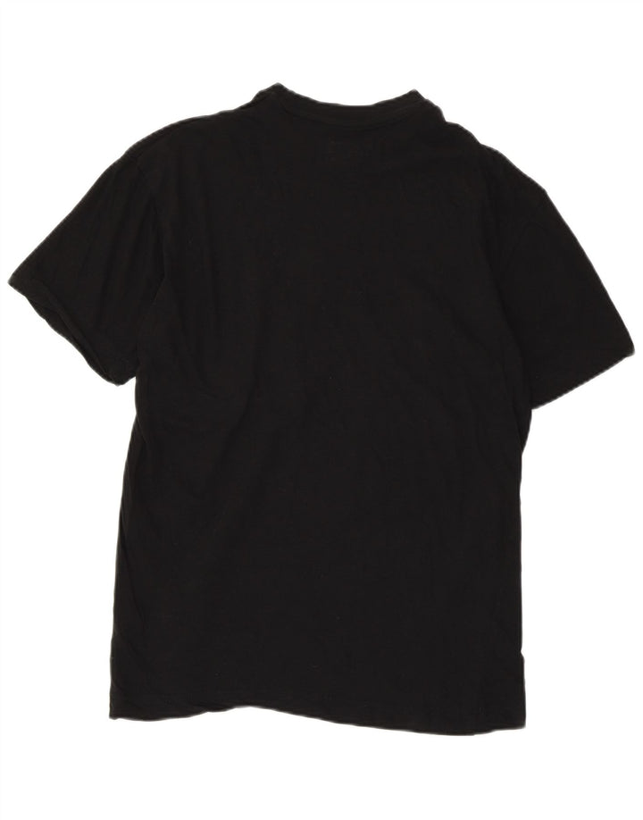 Tricou grafic KAPPA pentru femei Top UK 14, mare, negru, bumbac