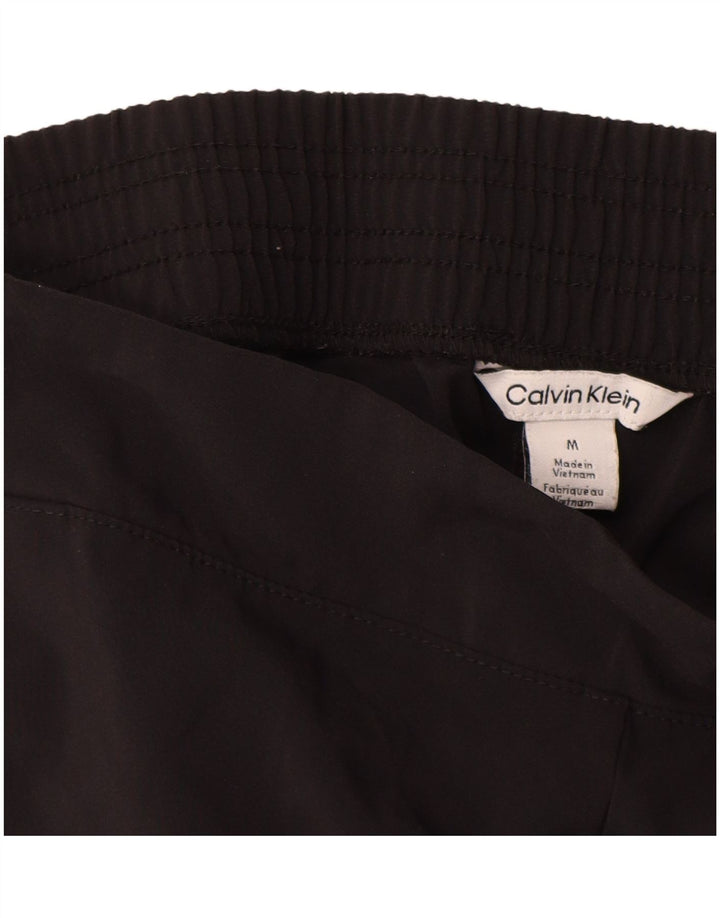 Pantaloni de trening Calvin Klein pentru femei Pantaloni de jogging UK 14 Poliester mediu negru