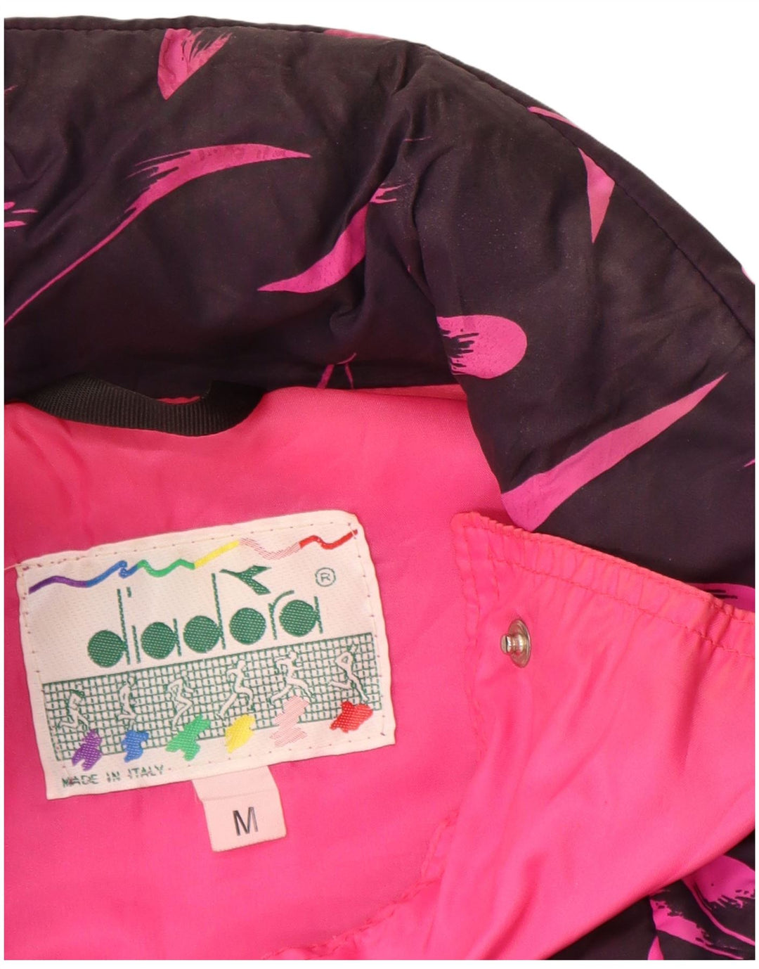 Palton supradimensionat pentru femei Diadora UK 14 Mov mediu Floral