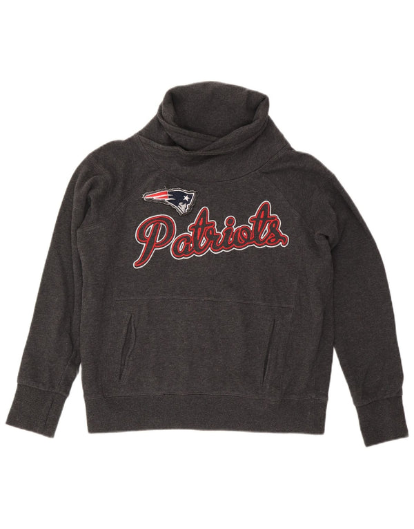 Pulover NFL pentru femei New England Patriots Graphic Pulover UK 14 Medium Gri