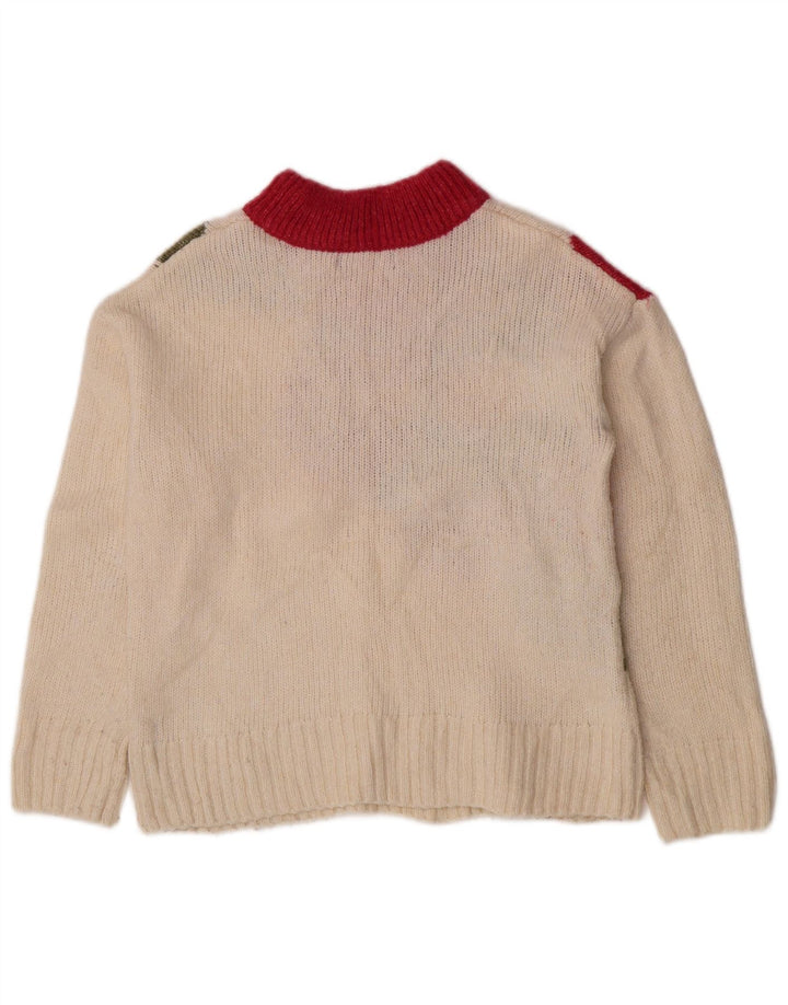 Pulover cu gât țestoasă pentru femei Marks & Spencer UK 10 Small Off White