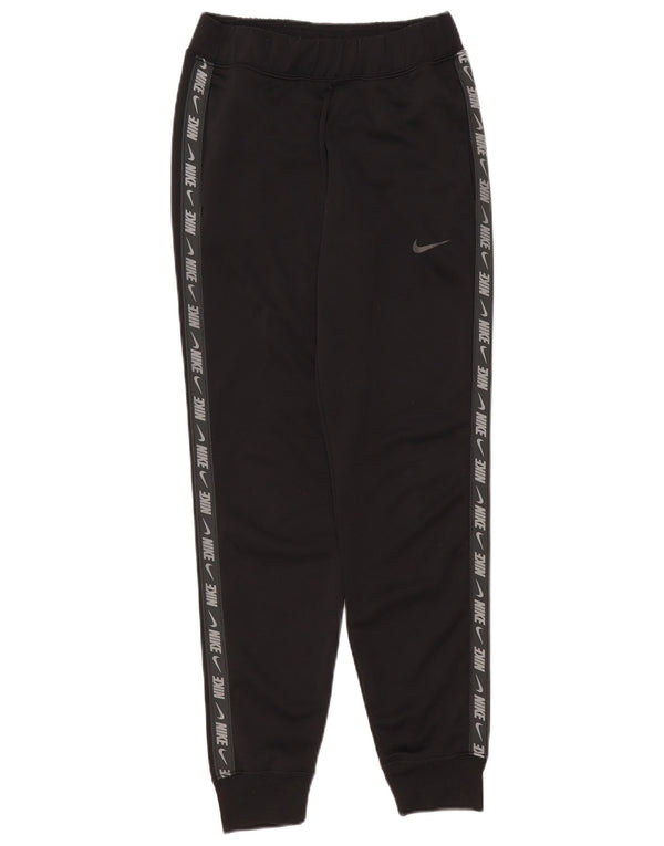 Pantaloni de trening cu grafic pentru femei Nike Pantaloni de jogging UK 6 XS Negru Colorblock