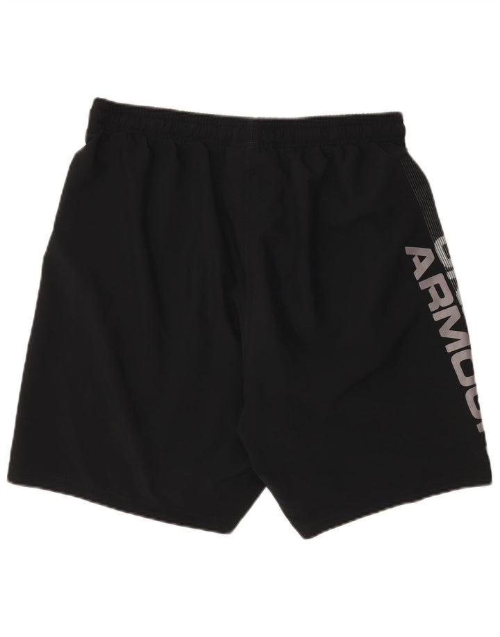 Pantaloni scurți sport grafic Under Armour pentru bărbați, mari, negri