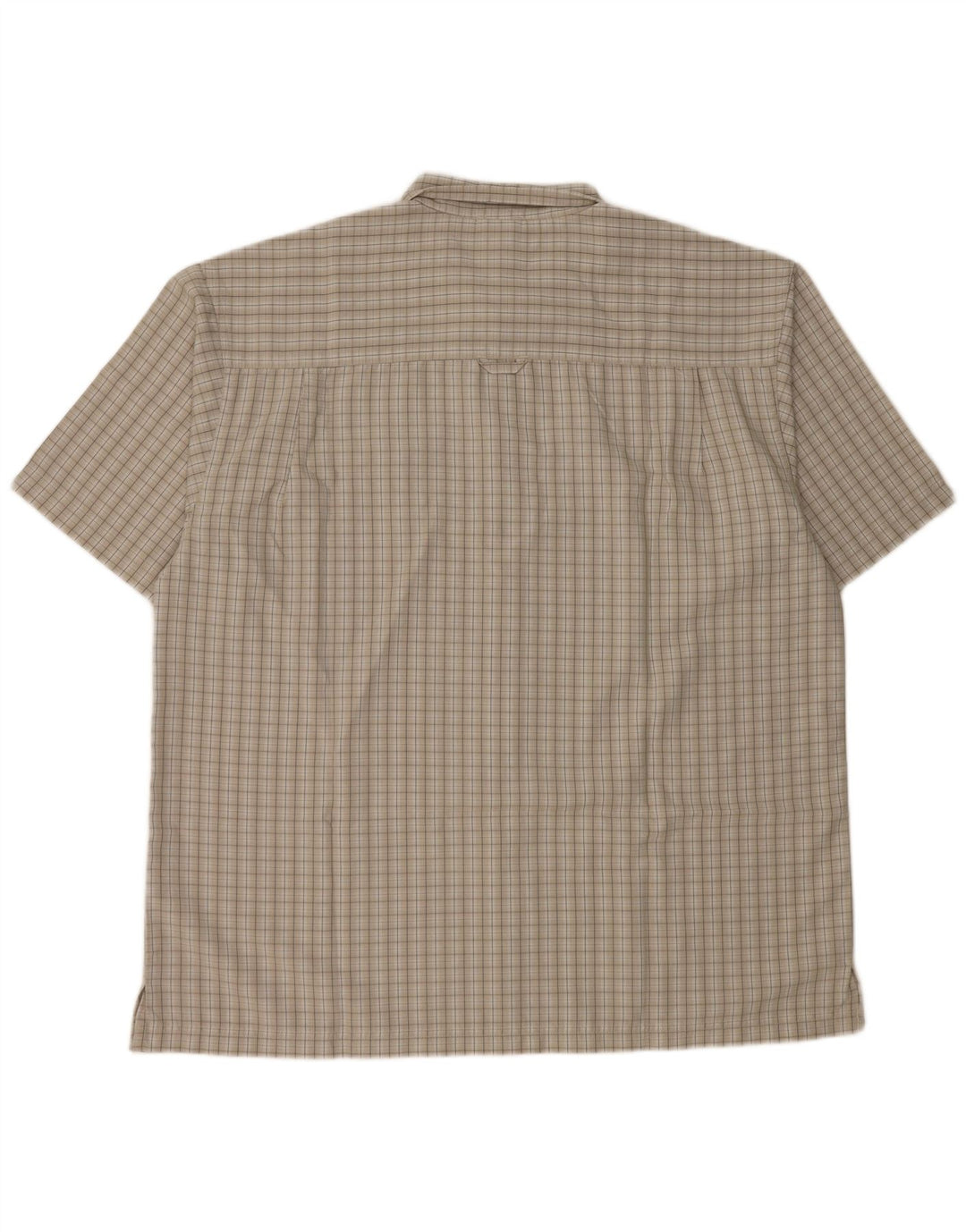 Cămașă cu mânecă scurtă pentru bărbați THE NORTH FACE, XL, modal cu carouri gri