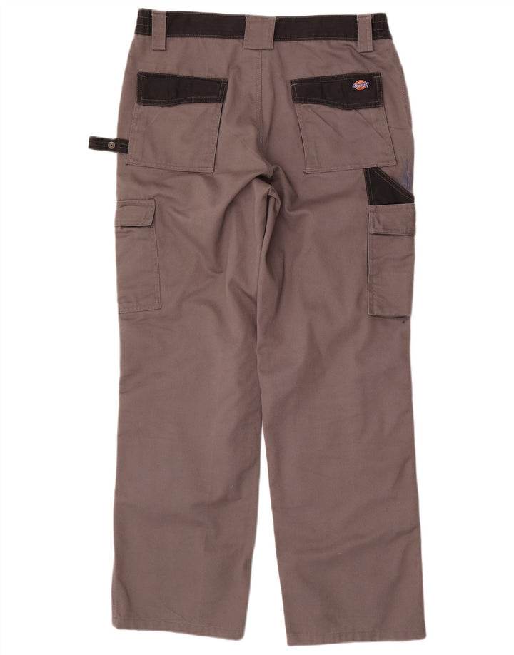 Pantaloni cargo drepti pentru bărbați Dickies W34 L31 poliester gri
