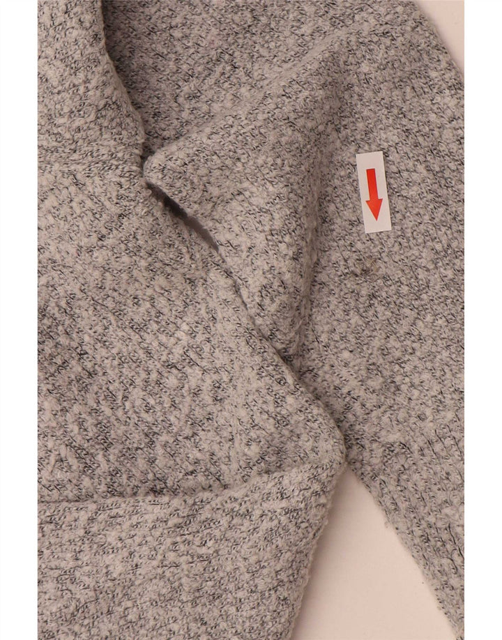Pulover pentru femei M&Co cu decolteu în V UK 14 Medium Gri Acrilic
