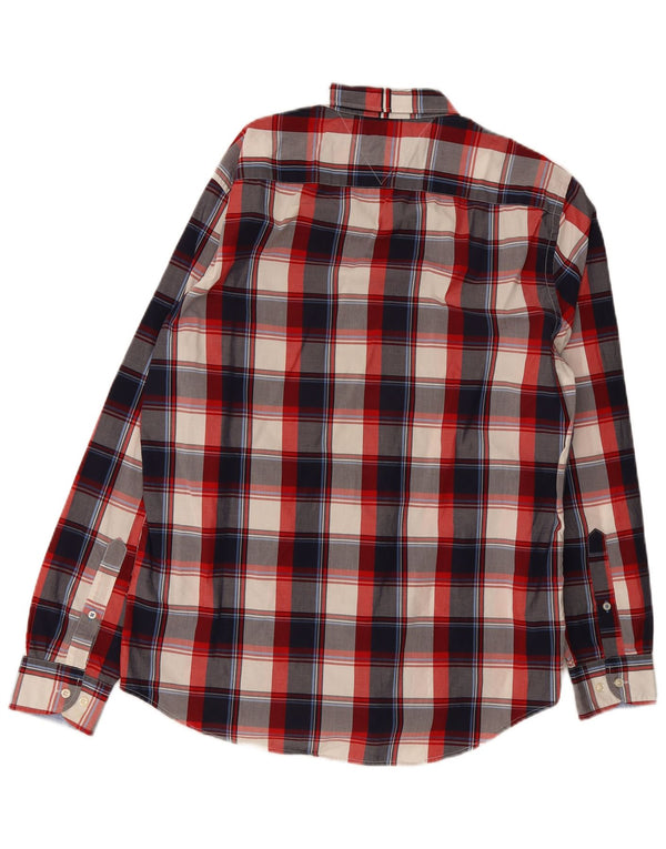 Cămașă pentru bărbați Tommy Hilfiger, cu tăiere obișnuită, din bumbac carouri multicoloră medie