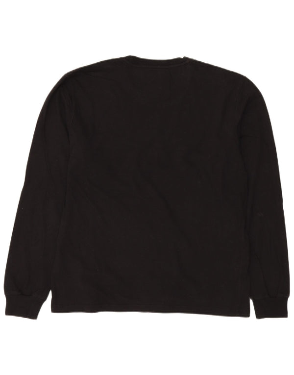 Top pentru bărbați Champion cu mânecă lungă, mediu negru