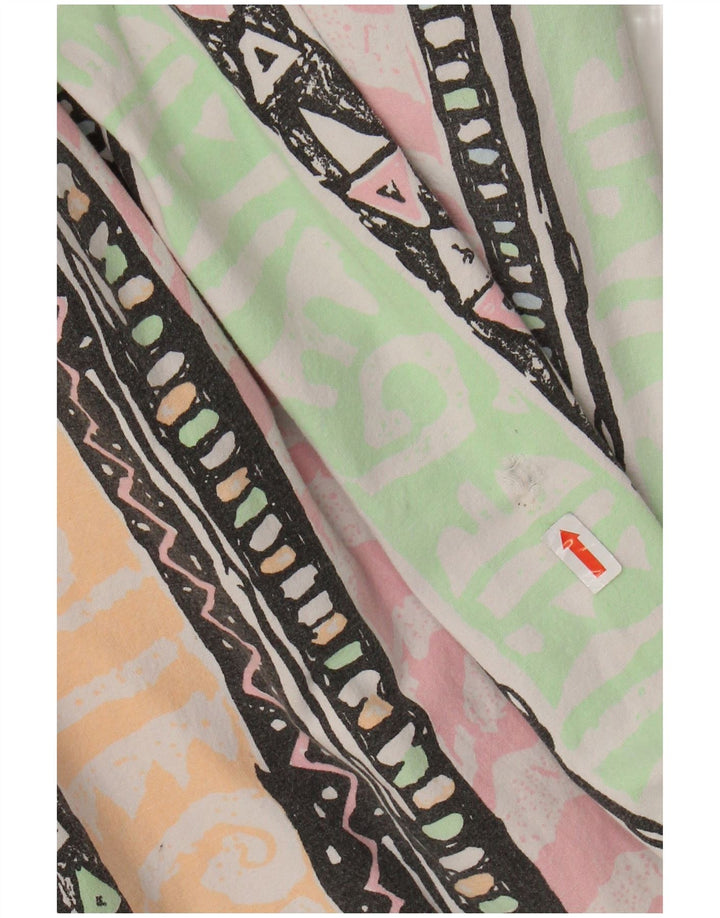 Blues Pantaloni conici pentru femei cu talie înaltă W34 L31 multicolori geometrici