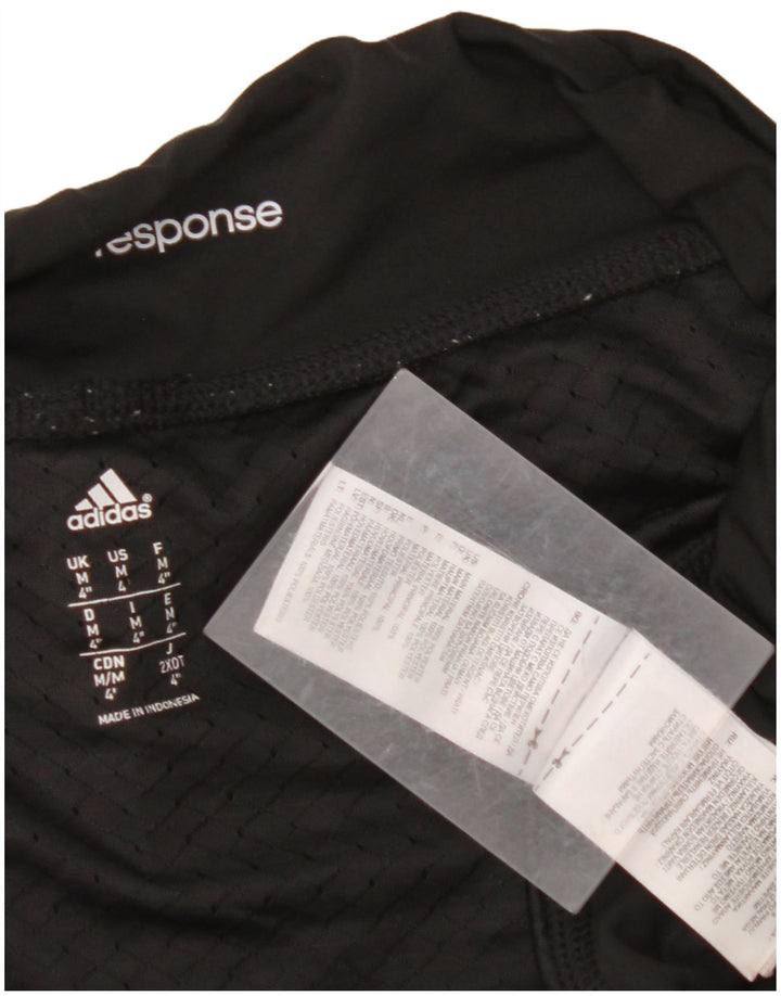 Pantaloni scurți sport ADIDAS pentru femei UK 14 Poliester mediu negru