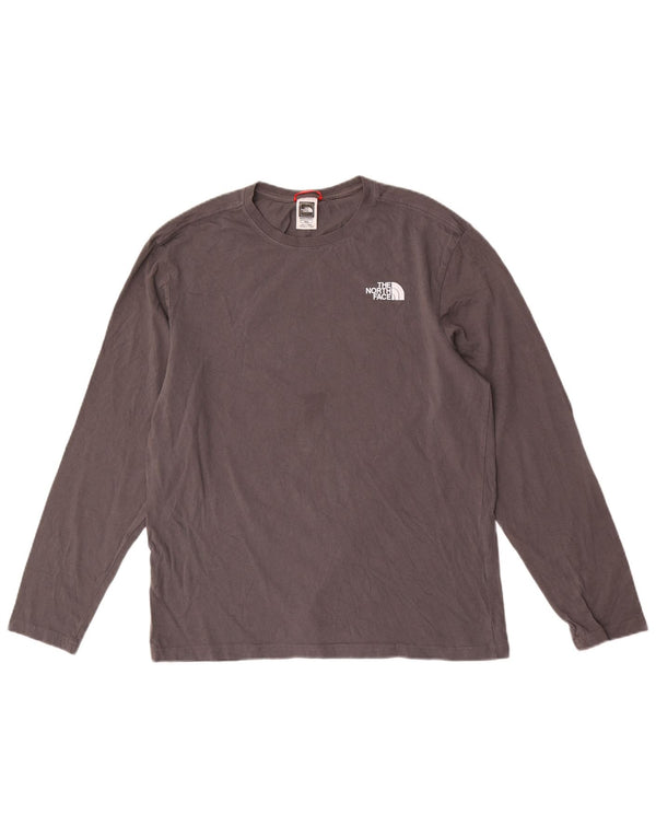 The North Face pentru bărbați Graphic Top cu mânecă lungă, gri mediu