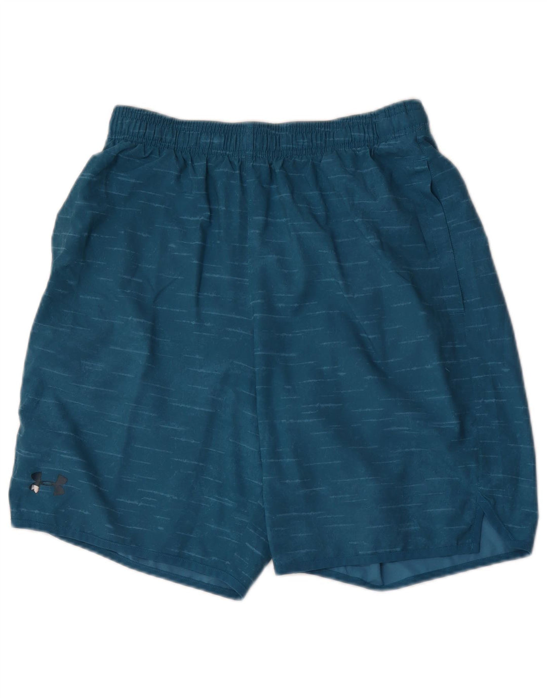 Pantaloni scurți sport pentru bărbați UNDER ARMOUR Heat Gear, poliester pătat albastru mediu