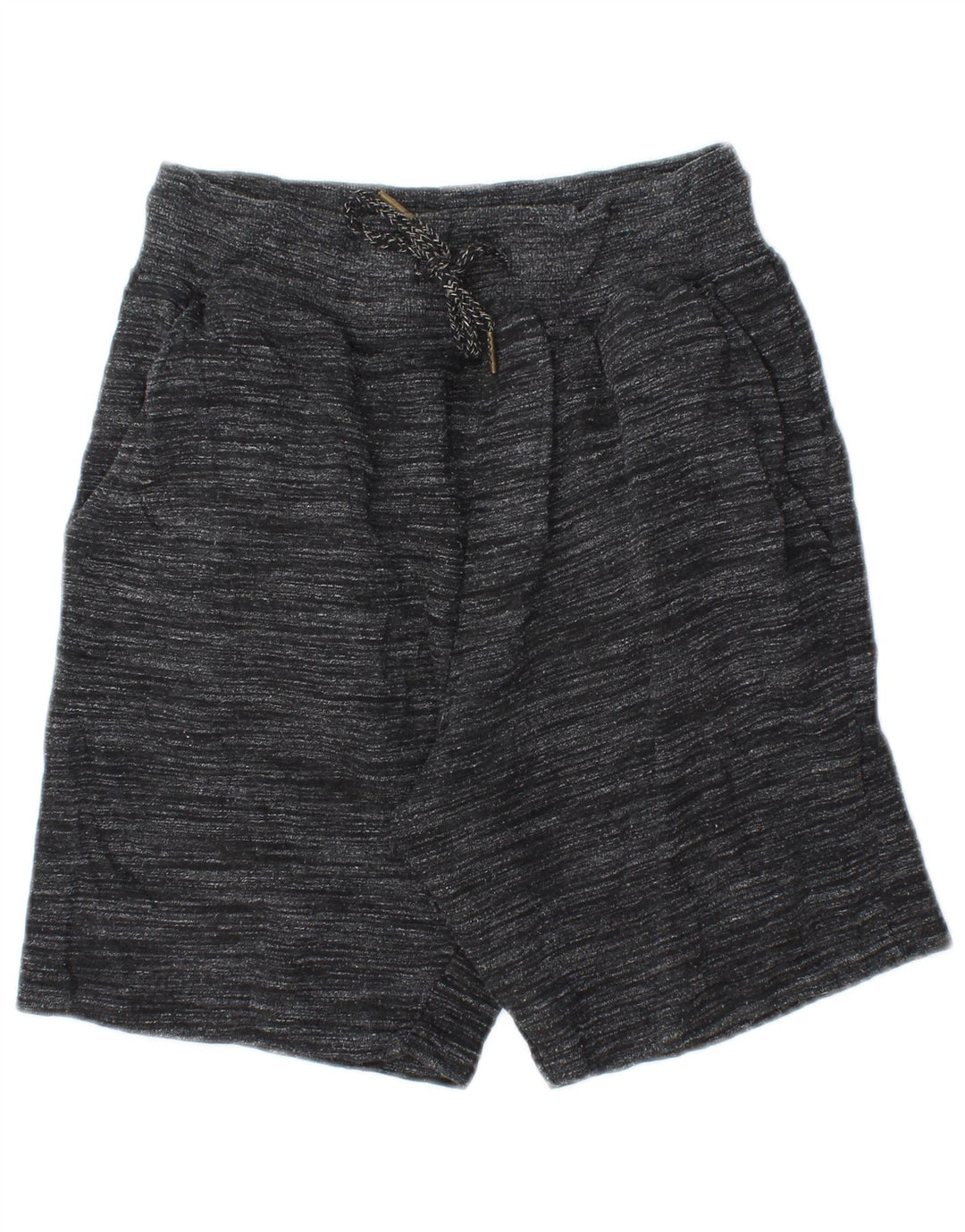 Pantaloni scurți sport pentru bărbați Zara, bumbac cu pete mici, gri