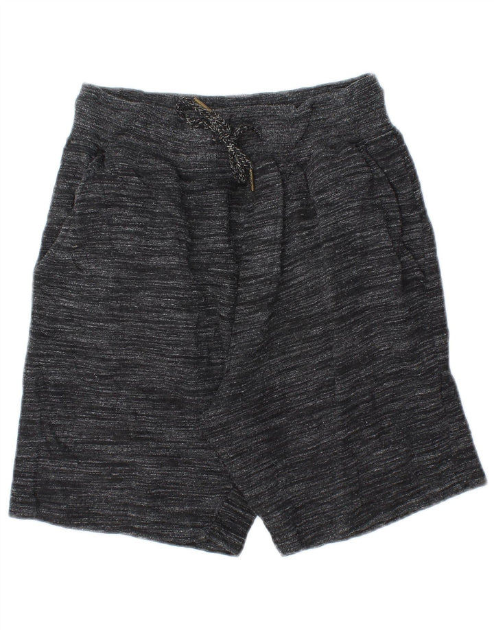 Pantaloni scurți sport pentru bărbați Zara, bumbac cu pete mici, gri