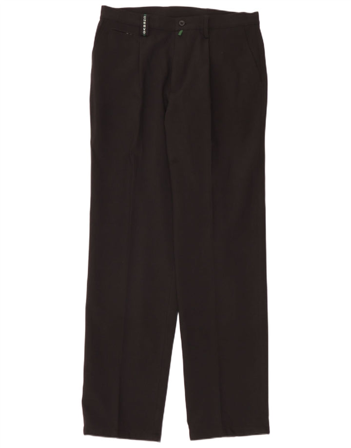Pantaloni chino pentru bărbați Chervo IT 48 Medium W32 L33 Poliester negru