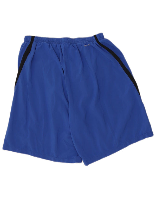Pantaloni scurți sport NIKE Dri Fit pentru bărbați, mari, albastru, color block