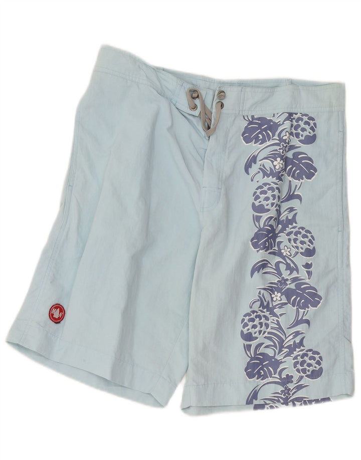 Murphy & Nye Pantaloni scurți de înot grafic pentru bărbați XL, albastru, poliamidă florală