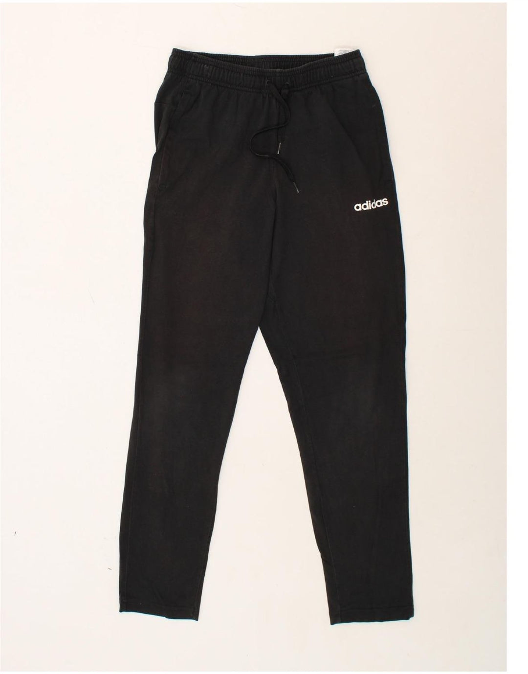 ADIDAS Mens Tracksuit Trousers Small  Black Cotton Vintage Adidas and Second-Hand Adidas from Messina Hembry 
