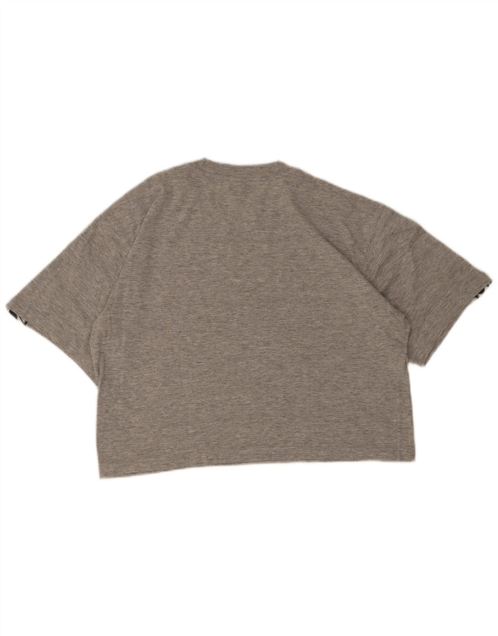 Tricou Asics Crop pentru femei Top UK 14 Medium Gri Flecked