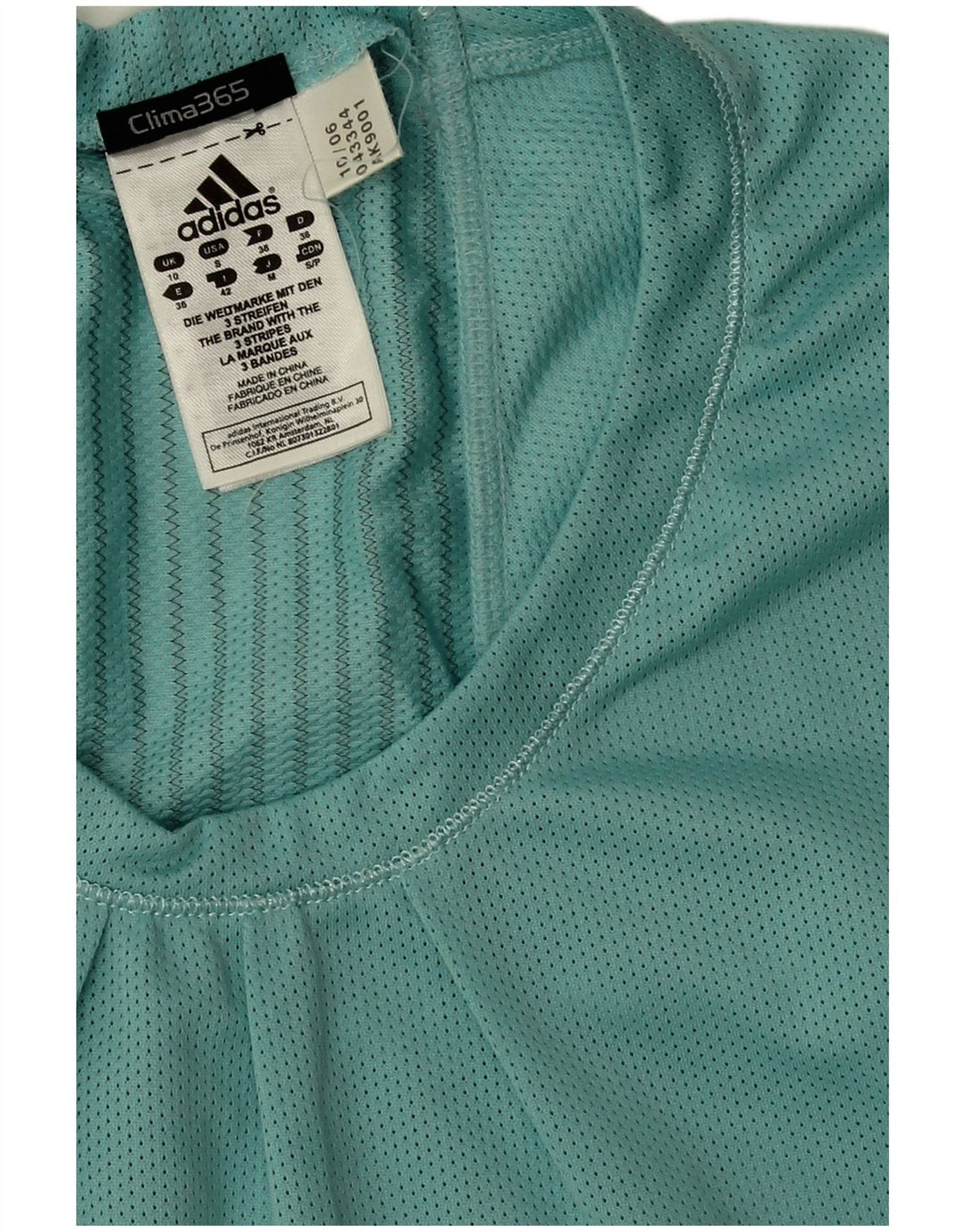 Adidas Womens Clima 365 Vest Top UK 10 Small Blue Poliester