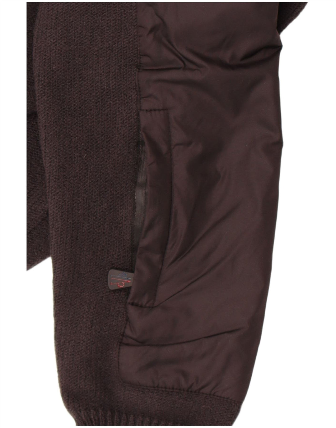 Pulover pentru bărbați Moncler cu fermoar și gât, lână mare, gri