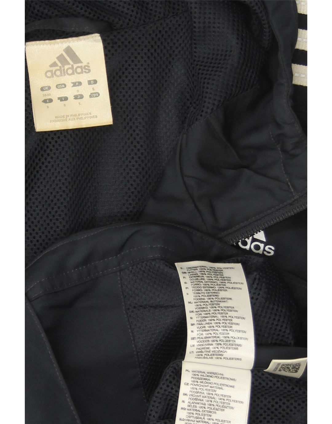 Jachetă de ploaie Adidas Clima Proof pentru bărbați Marea Britanie 38/40 Poliester bleumarin mediu