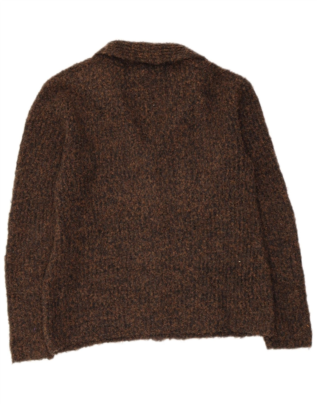 MARKS & SPENCER Pulover cardigan pentru femei UK 10 mic maro cu pete