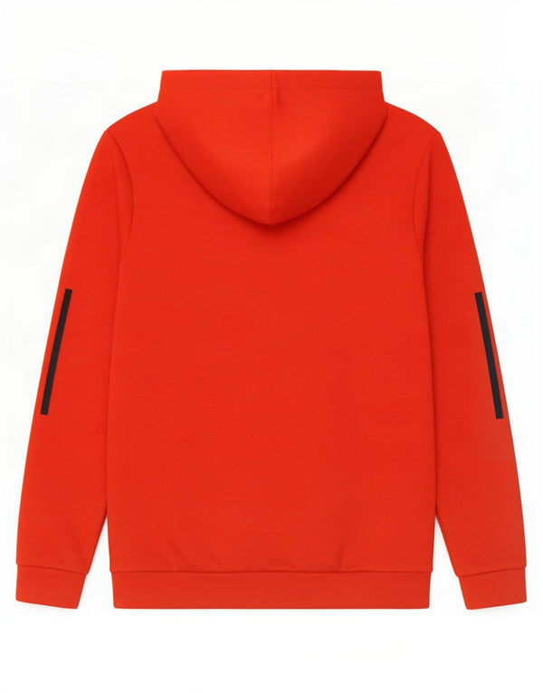 Pulover cu glugă grafic pentru bărbați Adidas XS poliester roșu