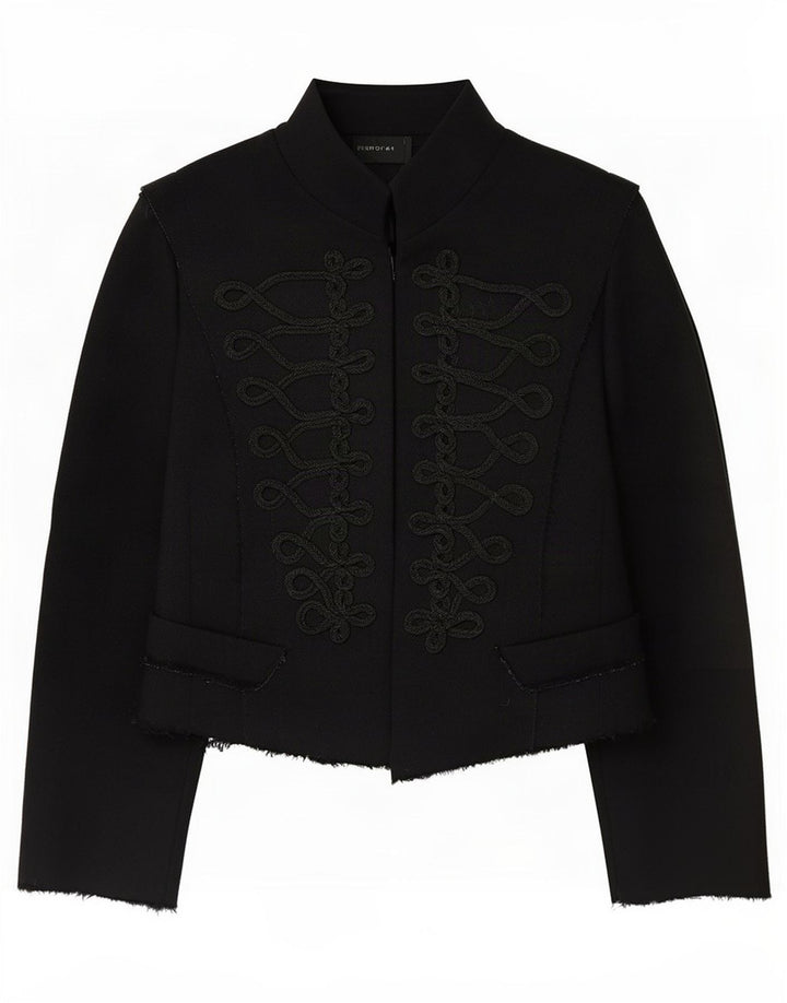 Jachetă Bolero pentru femei Zara UK 14 Large Negru