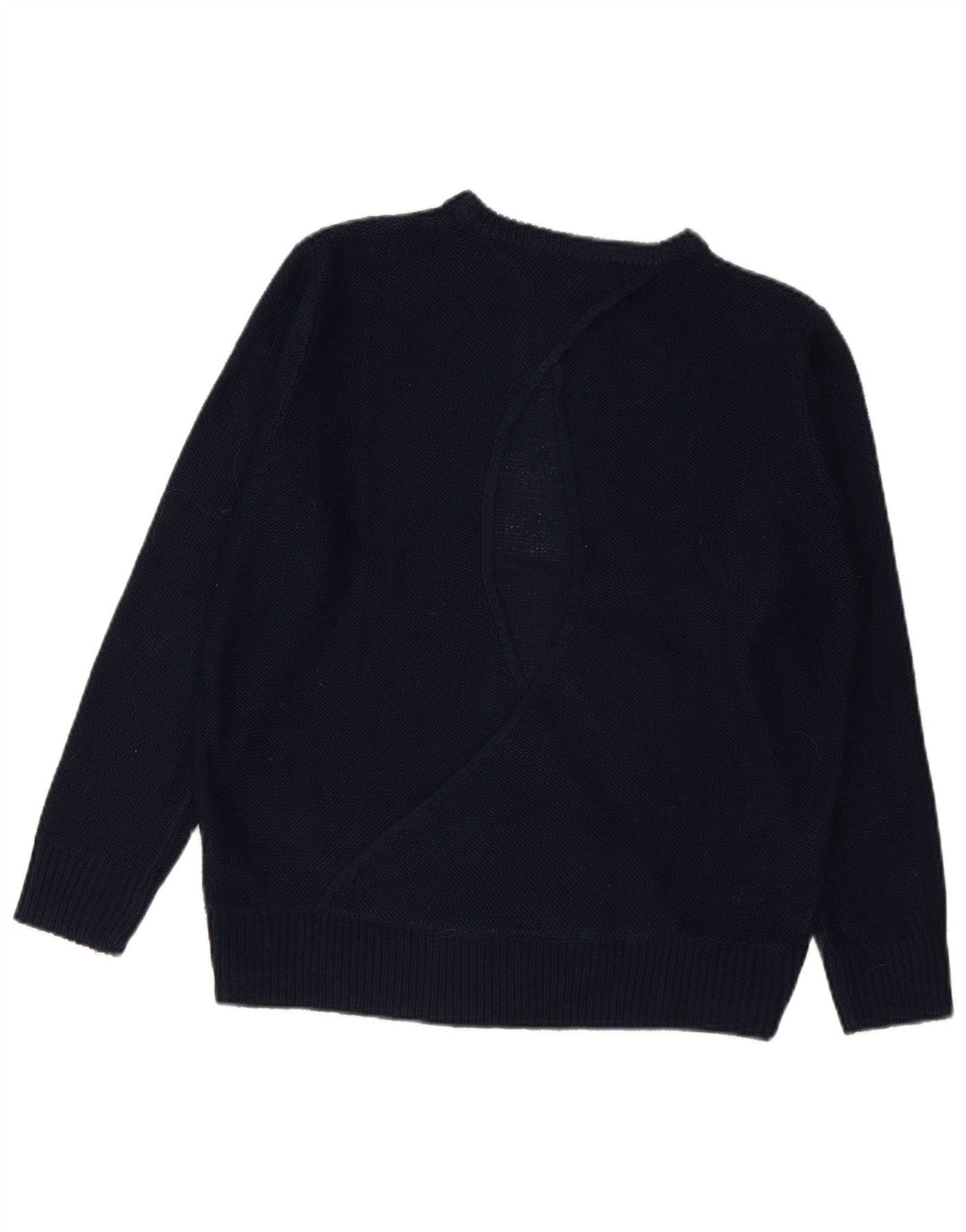 Pulover supradimensionat pentru femei Zara, cu gât de barcă, UK 14 Medium Bleumarin