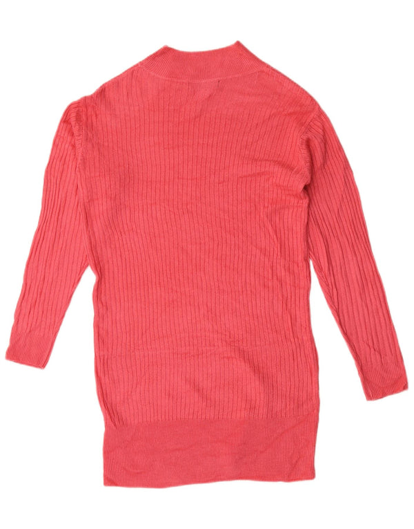 Marks & Spencer Rochie Jumper supradimensionată pentru femei UK 10 Mic roz acrilic