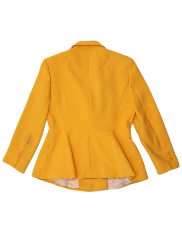 Jachetă Blazer pentru femei Zara UK 14 mare, galbenă