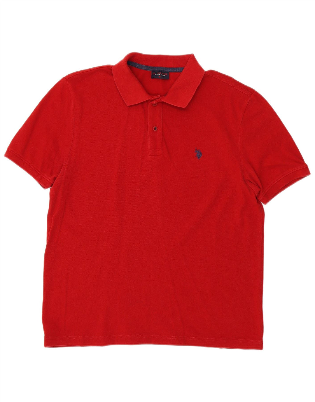 U.S. Polo Assn. Tricou polo pentru bărbați, roșu mediu