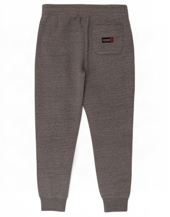 Pantaloni de trening pentru bărbați Superdry Pantaloni de jogging, bumbac cu pete gri mediu