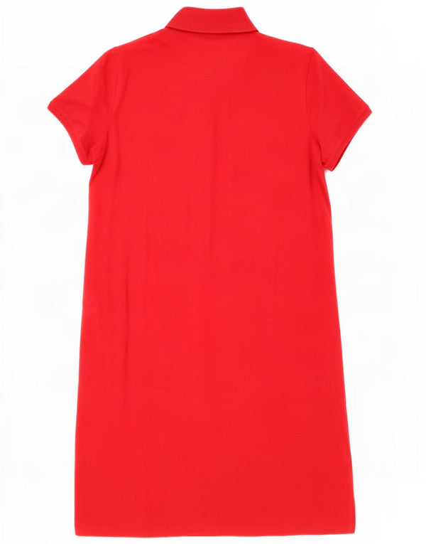 U.S. Polo Assn. Rochie polo pentru femei UK 14 mare bumbac roșu