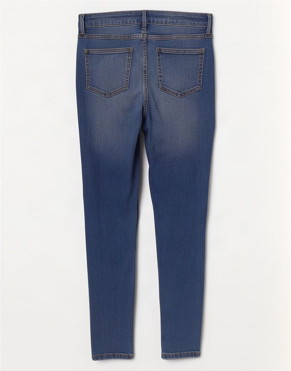 Blugi jegging pentru femei Marks & Spencer UK 12 Medium L30 L30 Bumbac albastru