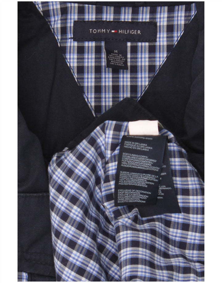 Jachetă bomber pentru bărbați Tommy Hilfiger UK 38, mediu, bleumarin, bumbac