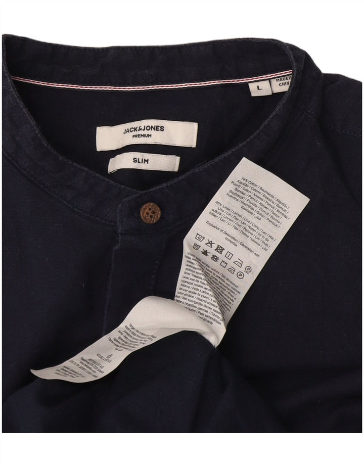 Cămașă pulover Jack & Jones pentru bărbați, mare, bleumarin, bumbac
