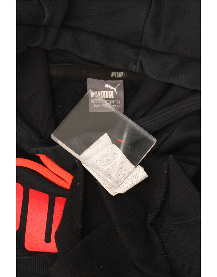 Pulover pentru bărbați Puma Graphic Hoodie, bumbac mediu negru