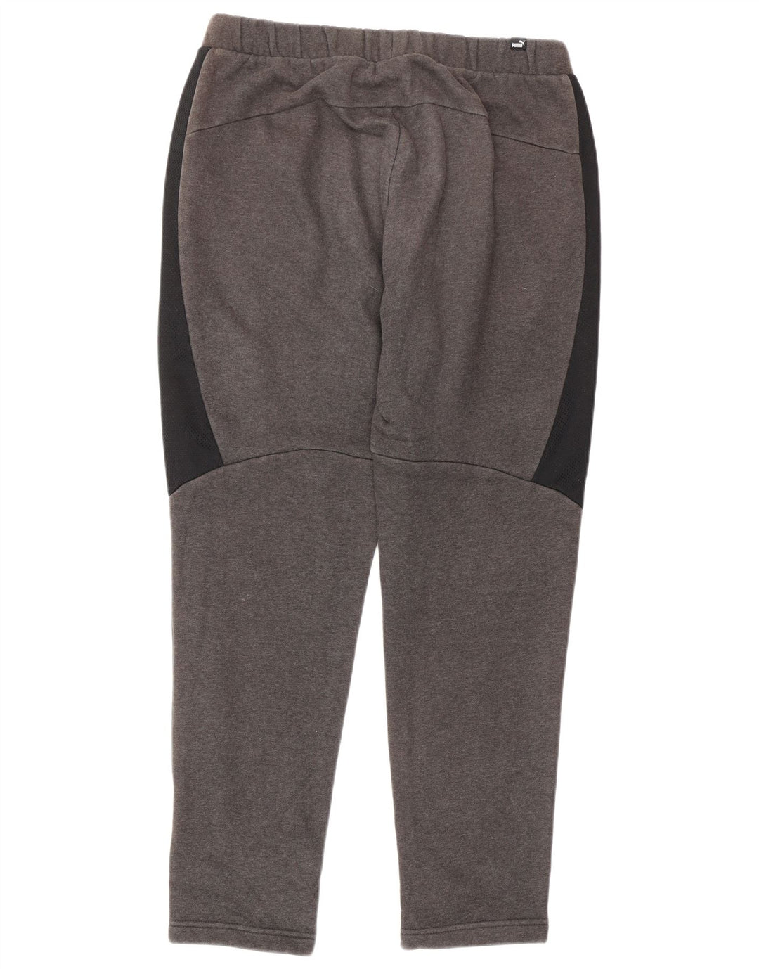 Pantaloni de trening Puma pentru bărbați, bumbac color bloc, gri mediu