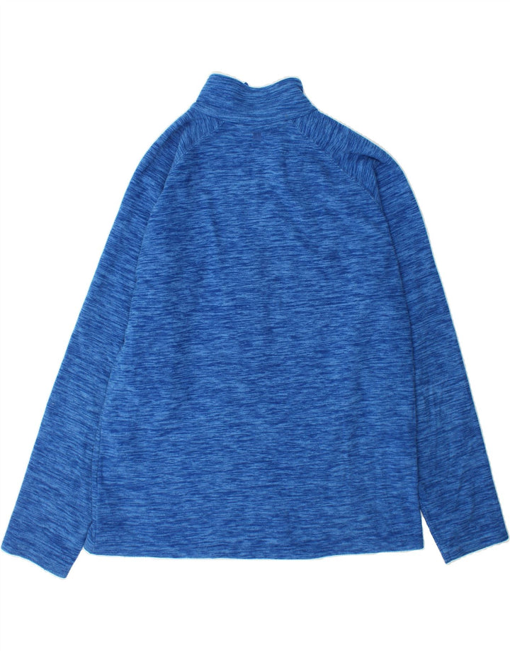 MOUNTAIN WAREHOUSE Mens Fleece Jacket UK 40 Large Blue Flecked Polyester Vintage Mountain Warehouse and Second-Hand Mountain Warehouse from Messina Hembry 