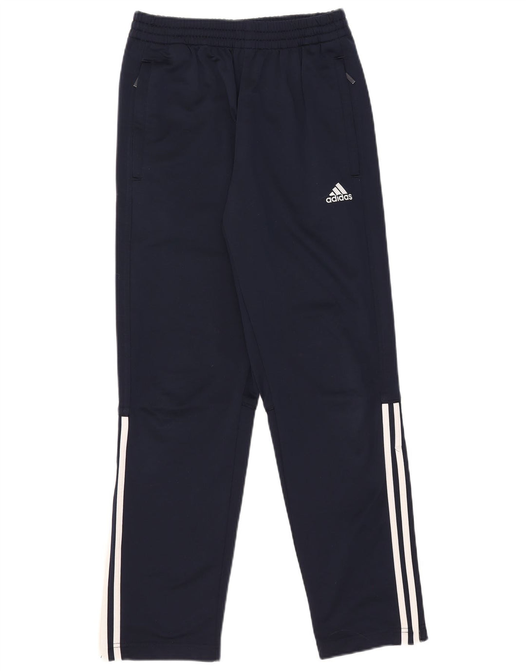 Pantaloni de trening Adidas pentru băieți 15-16 ani poliester bleumarin