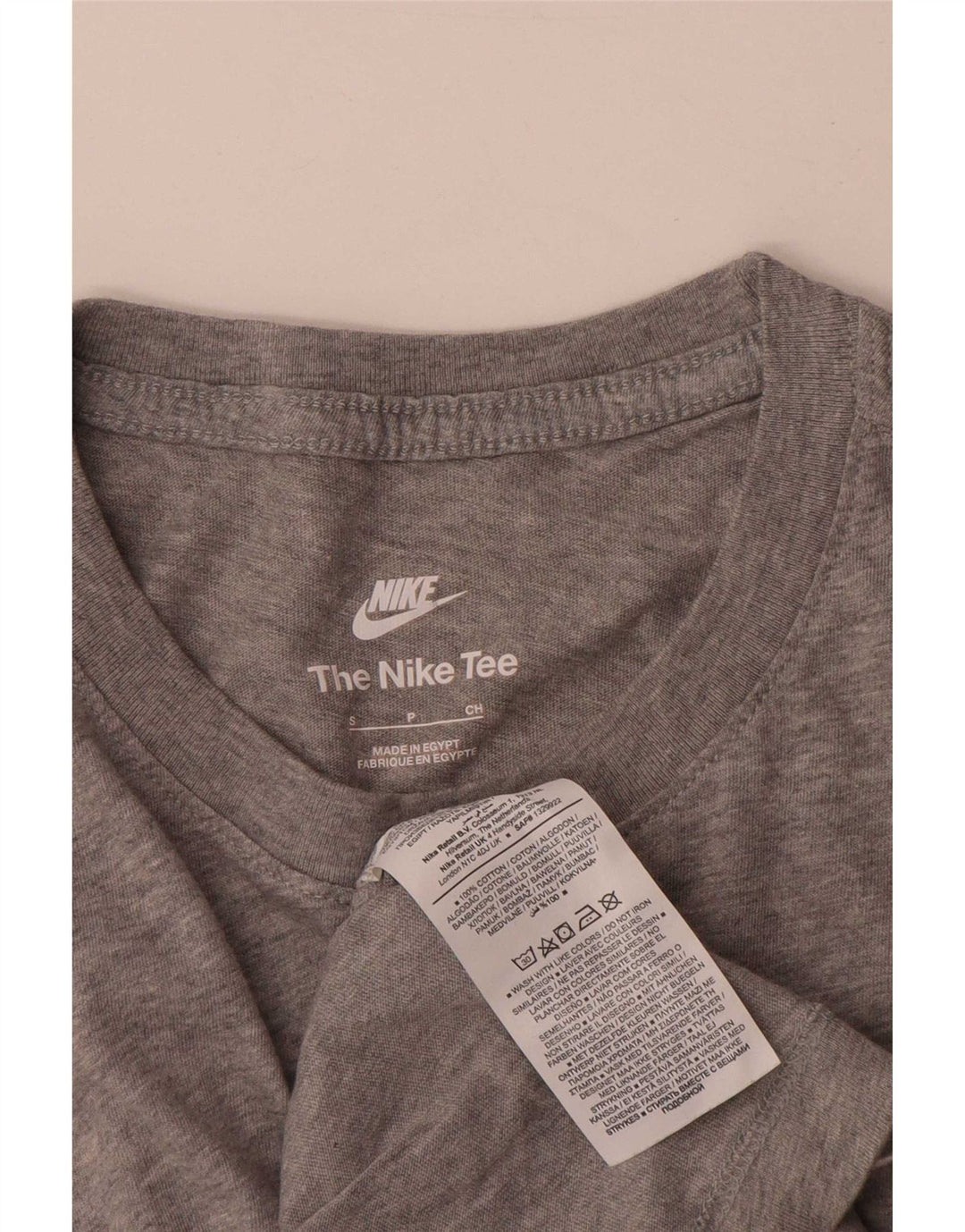 Tricou pentru bărbați Nike Top mic, gri, bumbac