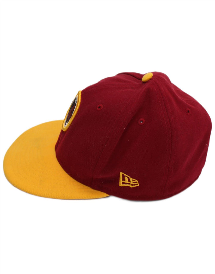 Șapcă de baseball cu grafică New Era pentru bărbați, din poliester color-bloc burgundă mediu
