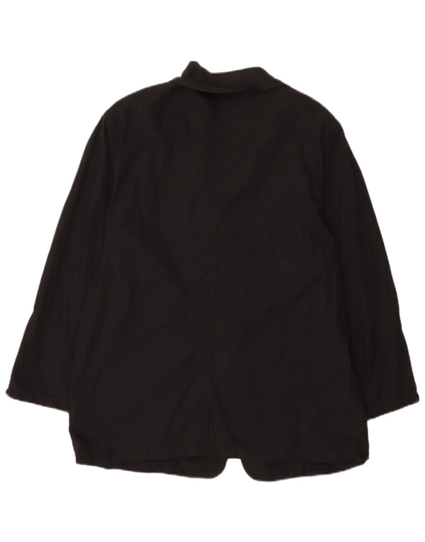 Jachetă blazer pentru femei Daniel Hechter 1 buton IT 48 XL bumbac negru