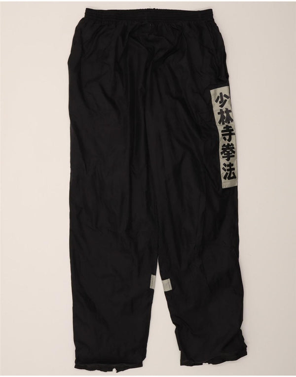 Pantaloni de trening Vintage pentru bărbați cu grafică XL, negru, nailon color-block