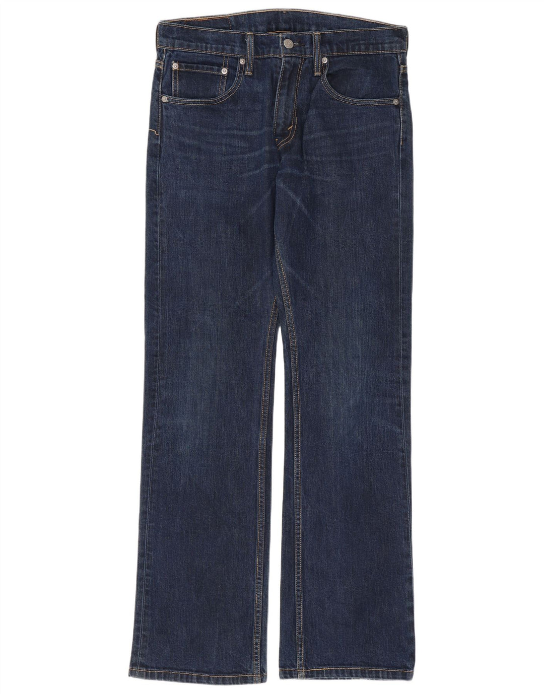 Blugi pentru bărbați Levi's 527 Bootcut W31 L32 Bumbac bleumarin