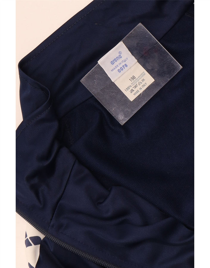 Jachetă de top pentru trening pentru bărbați Arena XL, albastru bleumarin, poliester color bloc