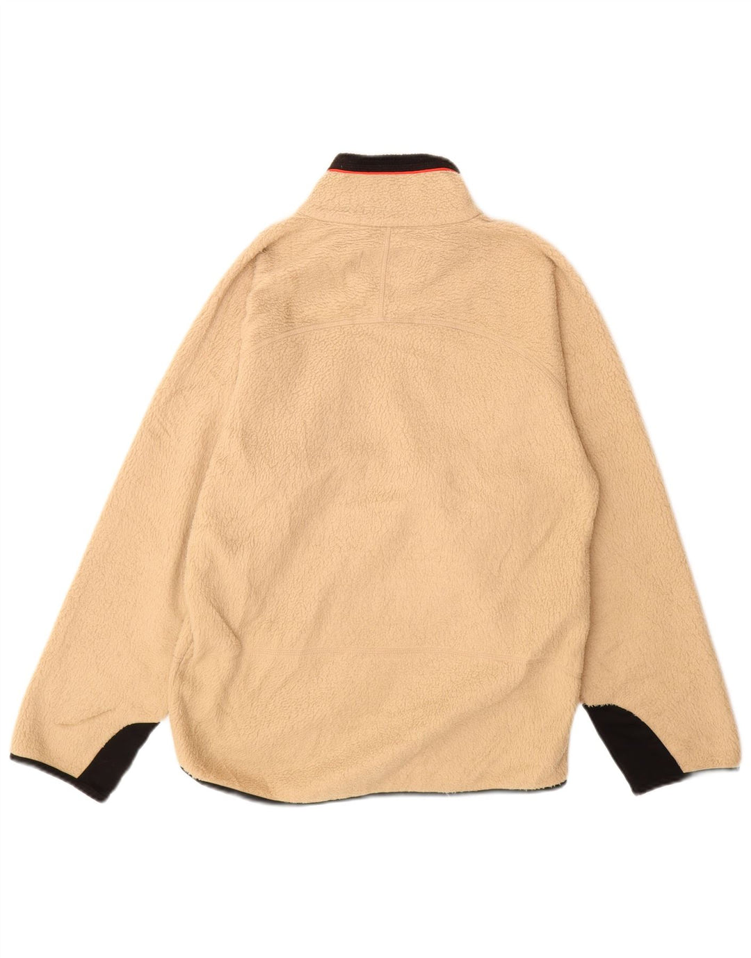 Jachetă pentru bărbați Fila Italia Fleece UK 36, Bej, Poliester Colorblock