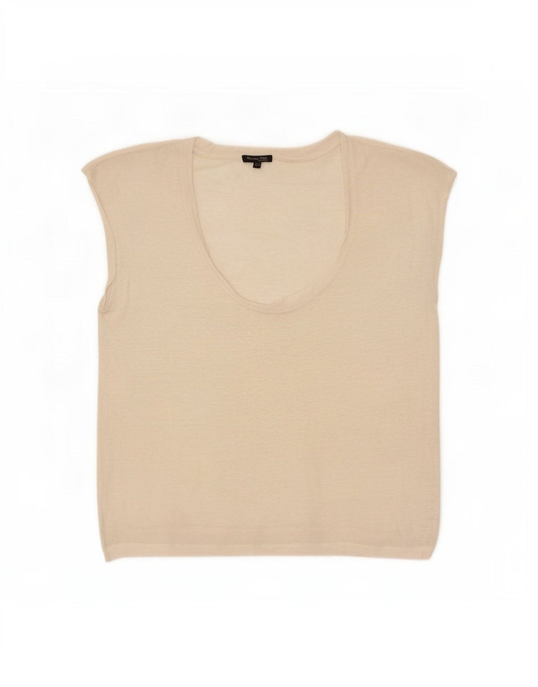 Vestă Massimo Dutti pentru femei UK 14 Medium Off White